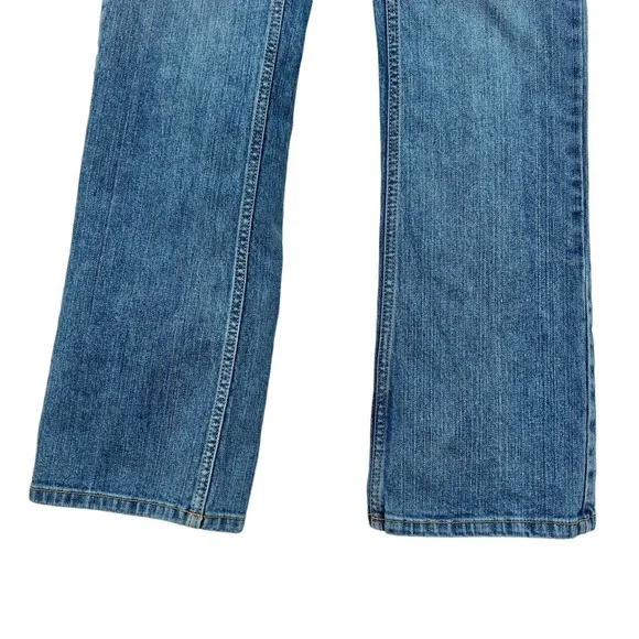ROUTE 66 Women's Low Rise Boot Cut Blue Denim Jeans Size 6 Average (W29"xL31") - Picture 8 of 11